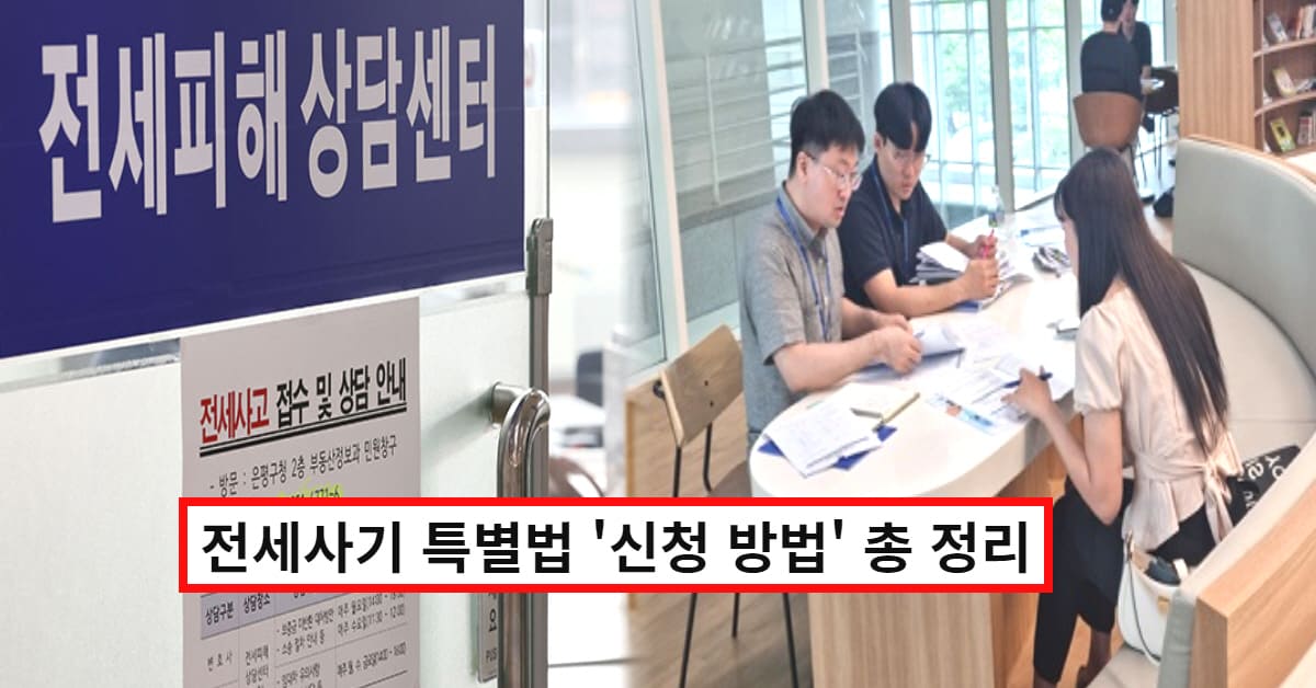  '전세사기 특별법' 피해자 신청 방법, 지원 방안 총 정리 (+조건, 대상)
