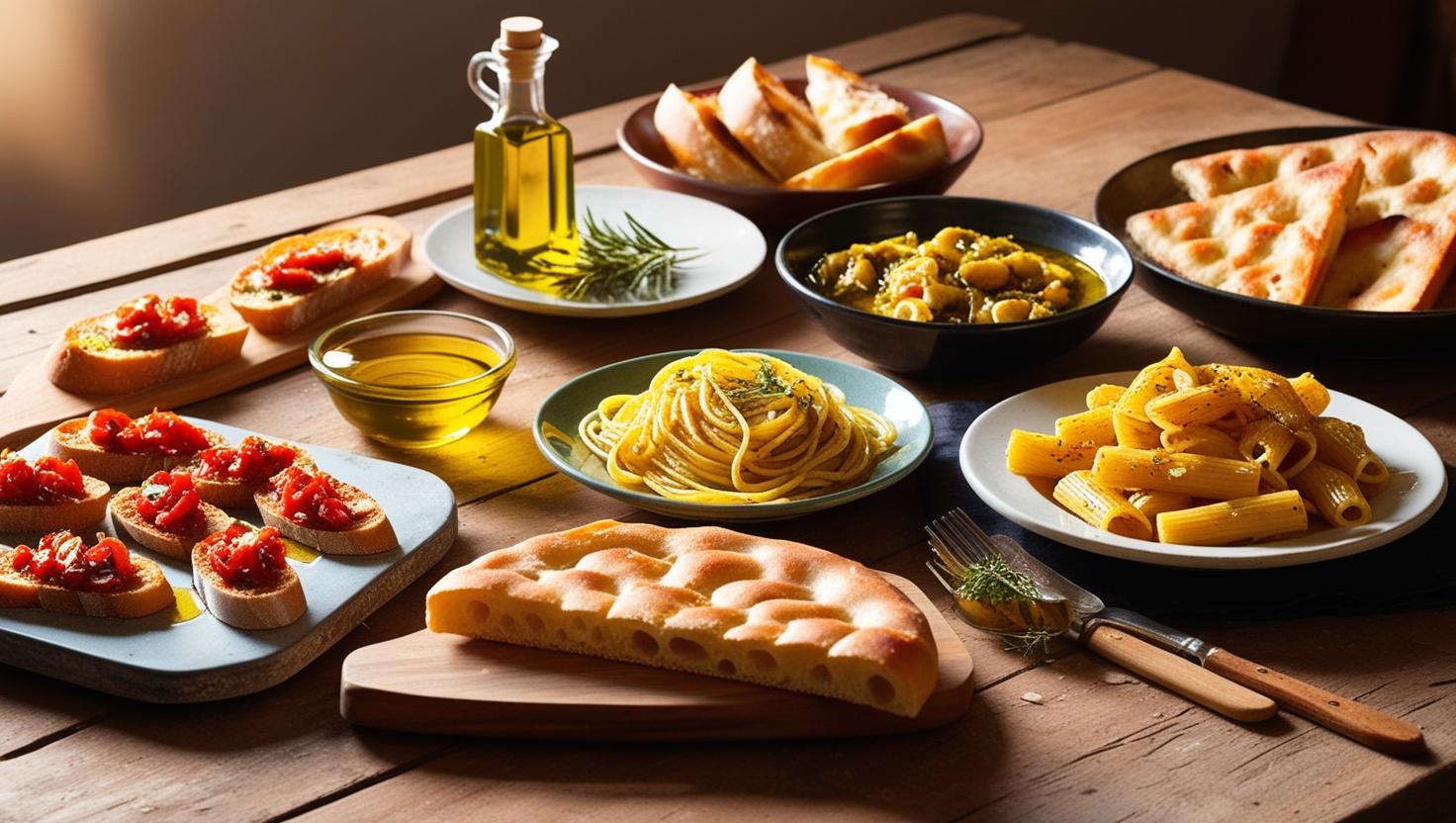 이탈리아인의 올리브오일을 활용한 음식