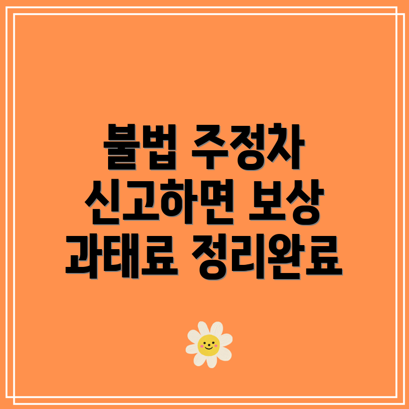 안전신문고 불법 주정차 위반 신고로 받는 포상금과 과태료 정리!