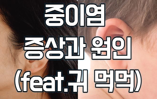  중이염 증상과 원인(feat.귀 먹먹)