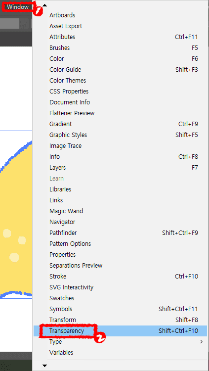 일러스트레이터-window-transparency