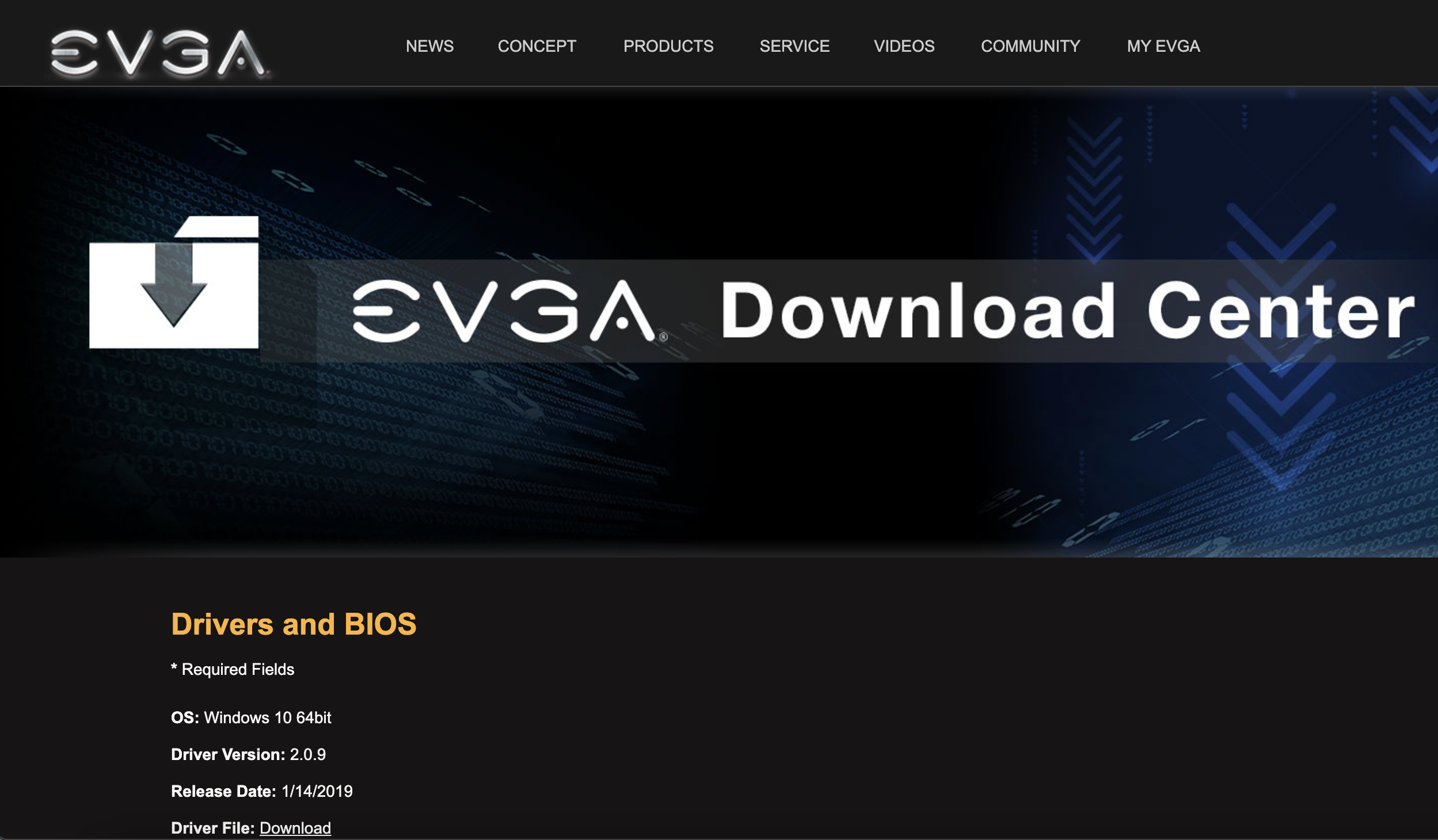 EVGA 수냉 쿨러 드라이버