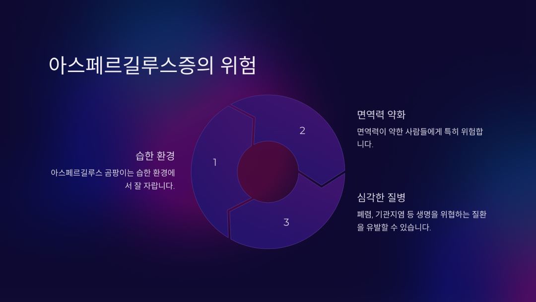 아스페르길루스증(Aspergillosis)의 위험