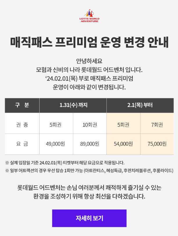 롯데월드 매직패스 프리미엄 구매 가격 예약 할인 키오스크 사용법