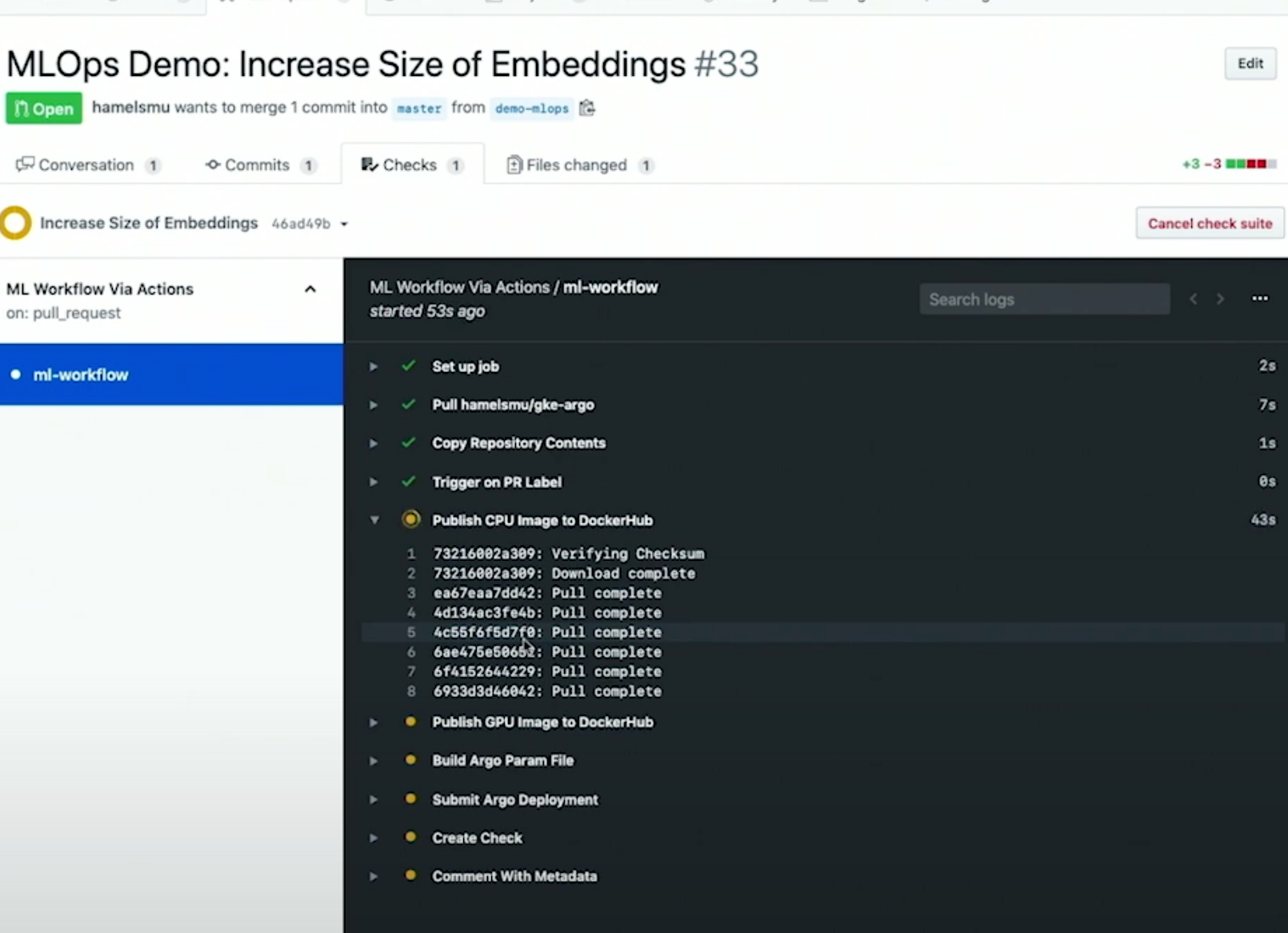 Github Actions ) Pull Request