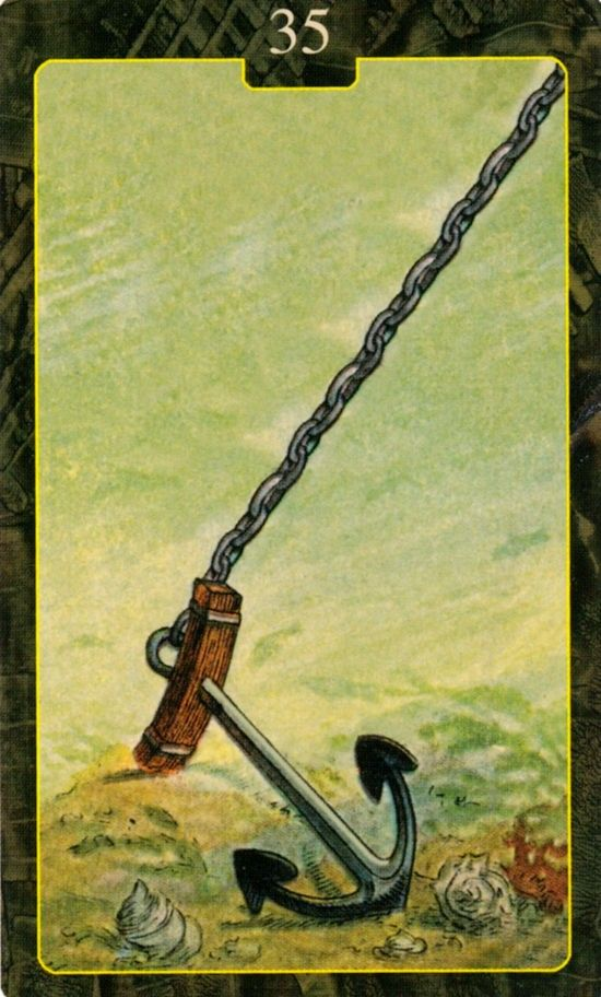  [레노먼드카드배우기] 35.Anchor 닻 해석 및 의미