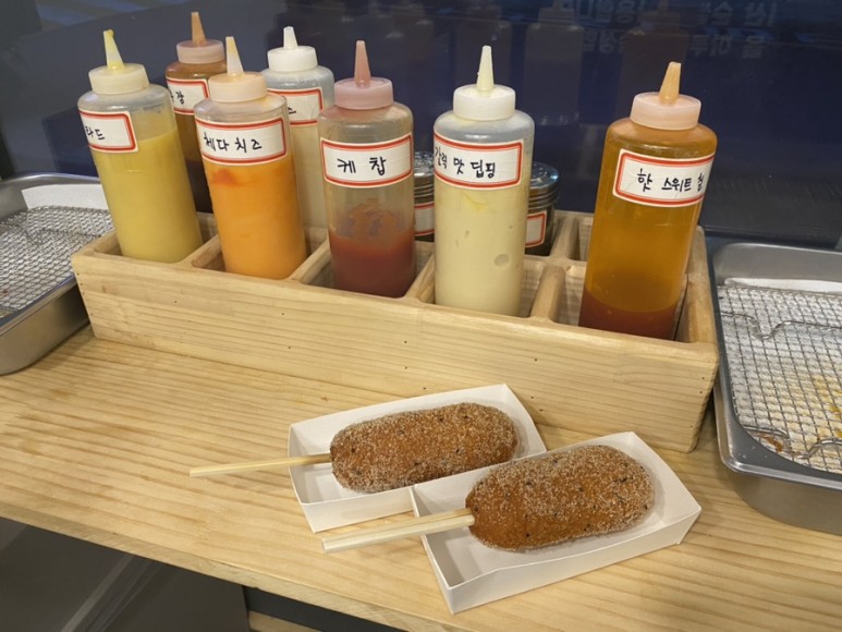 쌀똑핫도그 이미지