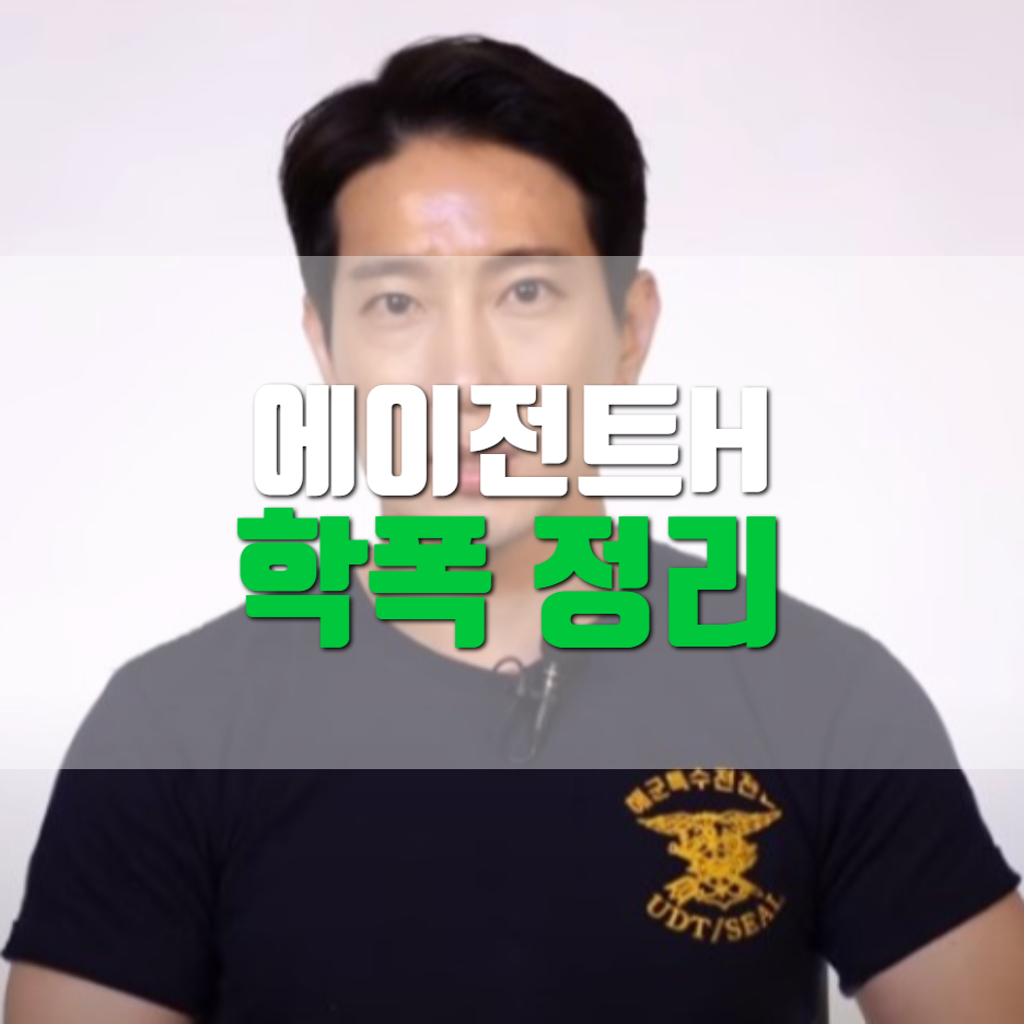  에이전트h 학폭 정리