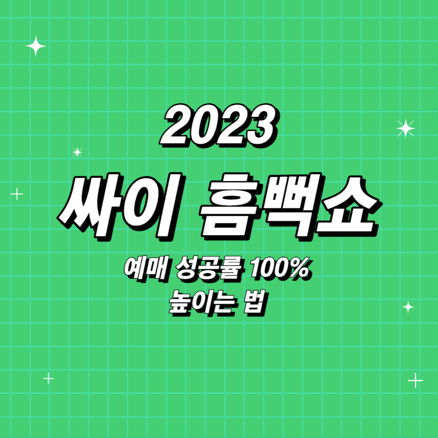 싸이흠뻑쇼2023