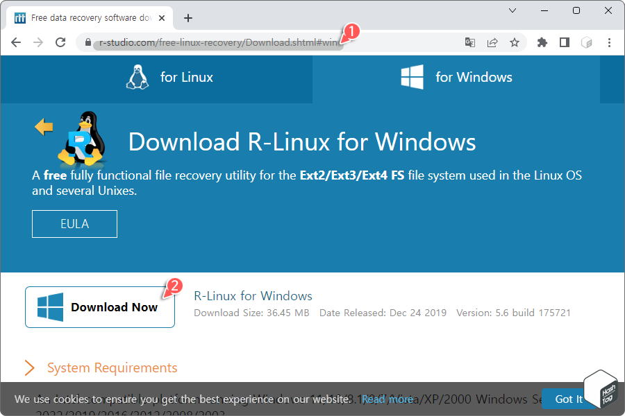 R-Linux for Windows 다운로드 및 설치