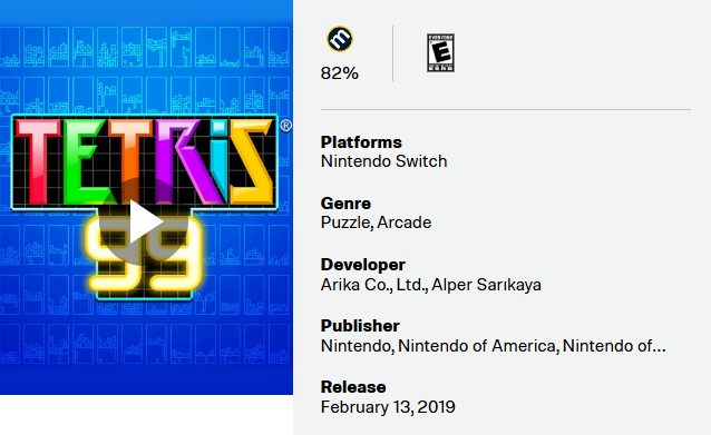테트리스 99 (Tetris 99)