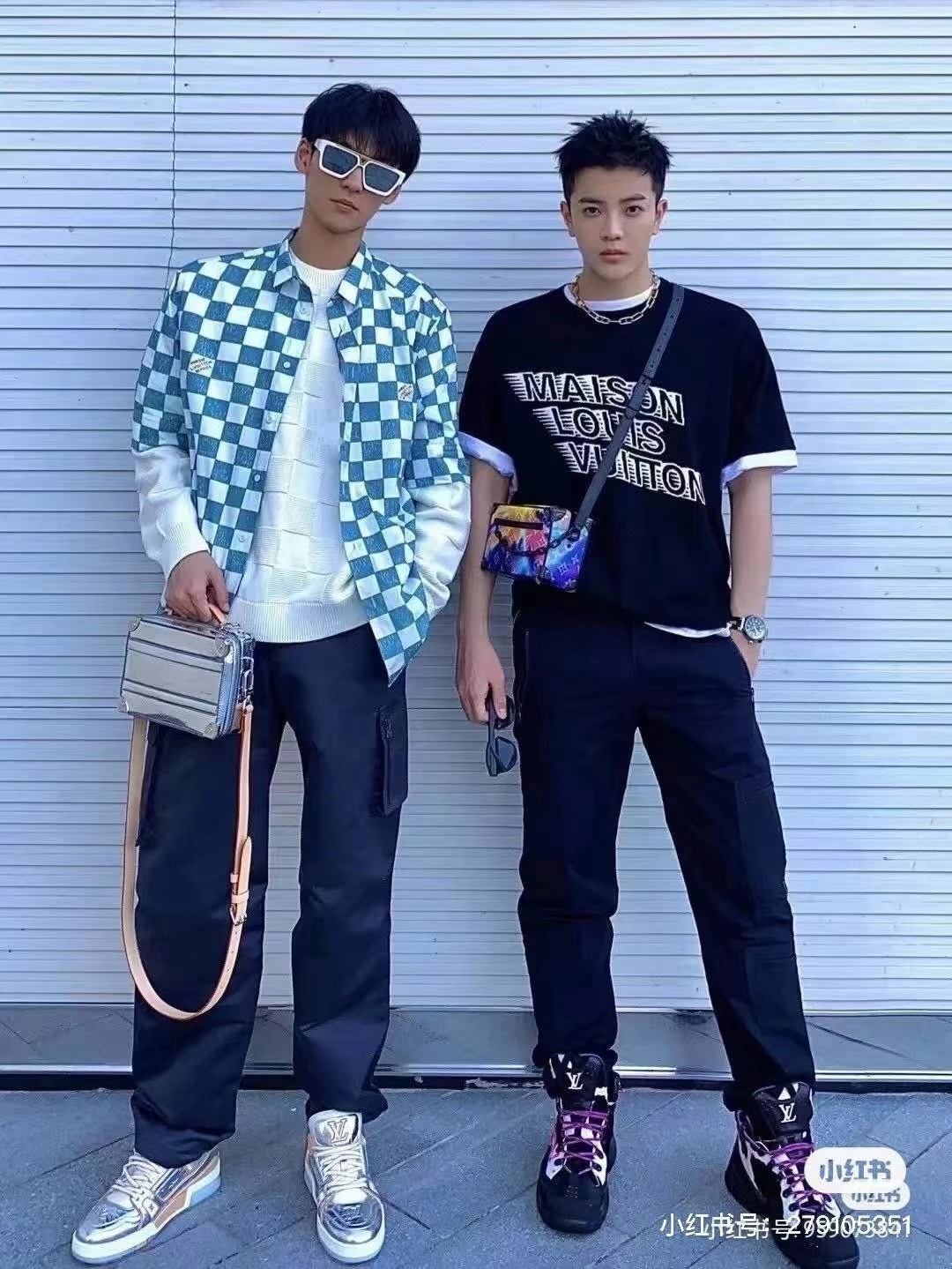  [LOUIS VUITTON] 루이비통 메종 크루넥 반팔 티셔츠 1A99ZX (2 COLOR)