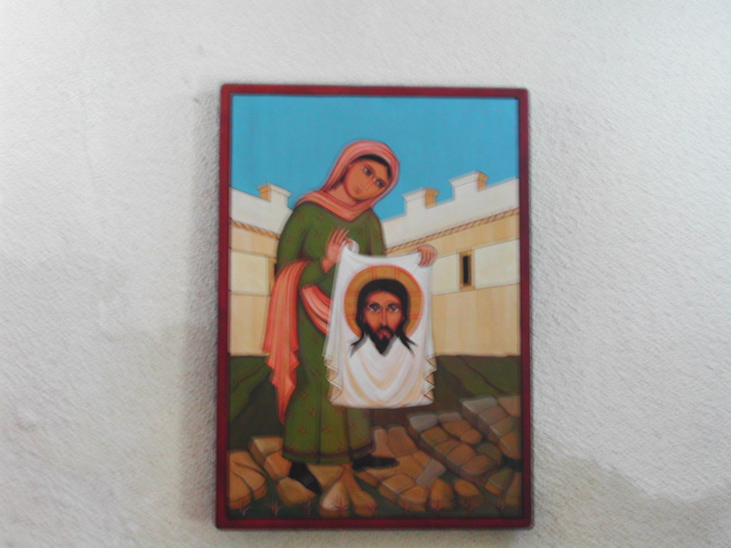 예루살렘-비아돌로로사-제6처소-보라니카-여인이-예수님의-얼굴을-닦음