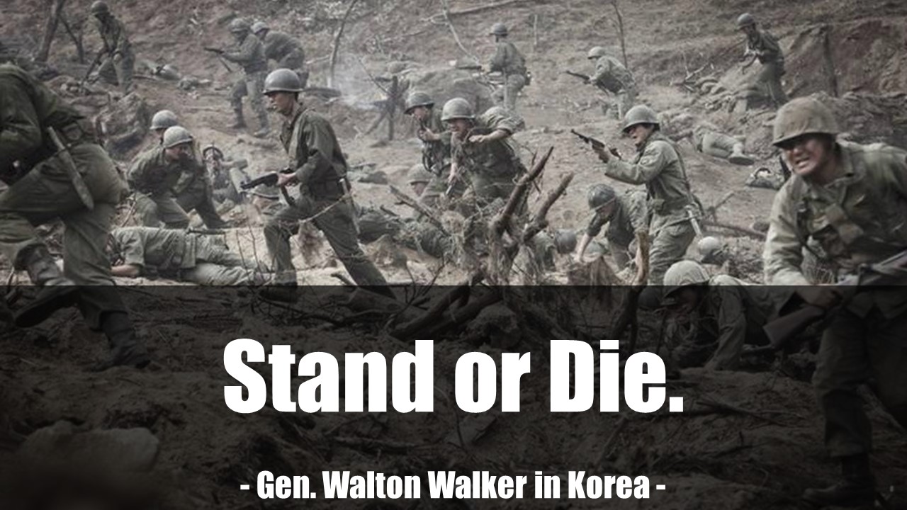 자유와 승리를 위한 6.25 한국 전쟁 영웅들의 리더쉽 영어 명언 모음 - 1