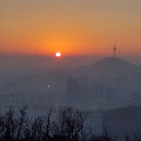 서울 새해 일출 명소 안산봉수대