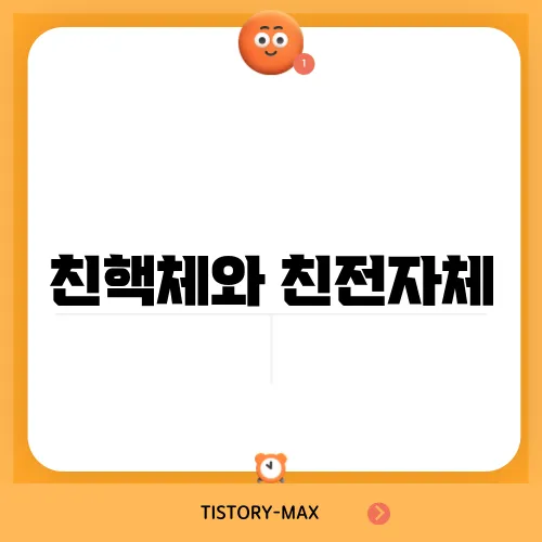 친핵체와 친전자체