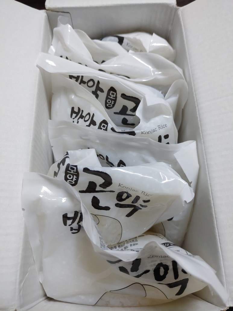 다이어트 곤약밥 / 밥 모양의 곤약은 탄수화물과 칼로리에 대한 걱정을 줄여줍니다! 9