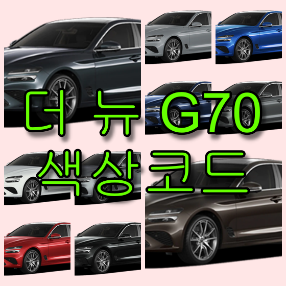 G70 색상코드