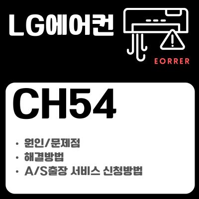 썸네일_엘지에어컨 CH54 에러코드 오류 해결법 (실외기 삼상 전원선 문제)