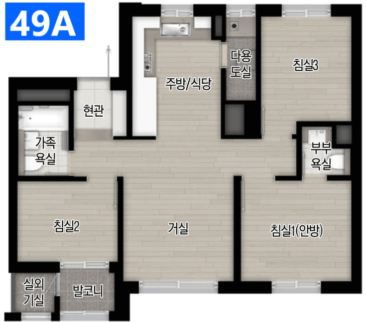 메이플자이-49A타입-평면도