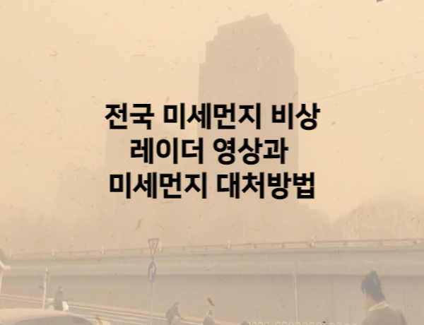 미세먼지 대표사진