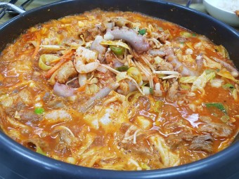 산낙불곱새 전골
