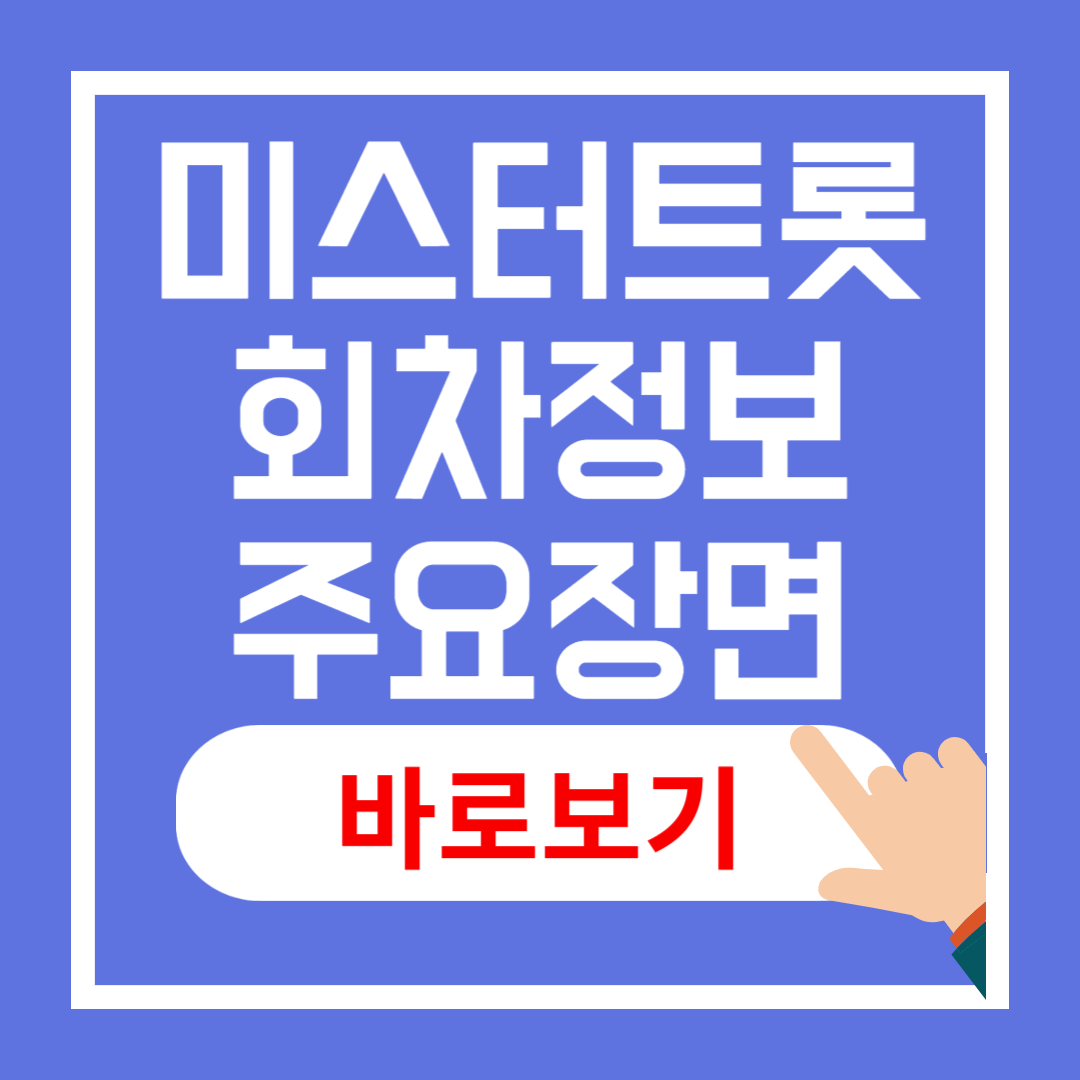 미스터트롯3 회차정보, 주요장면보기