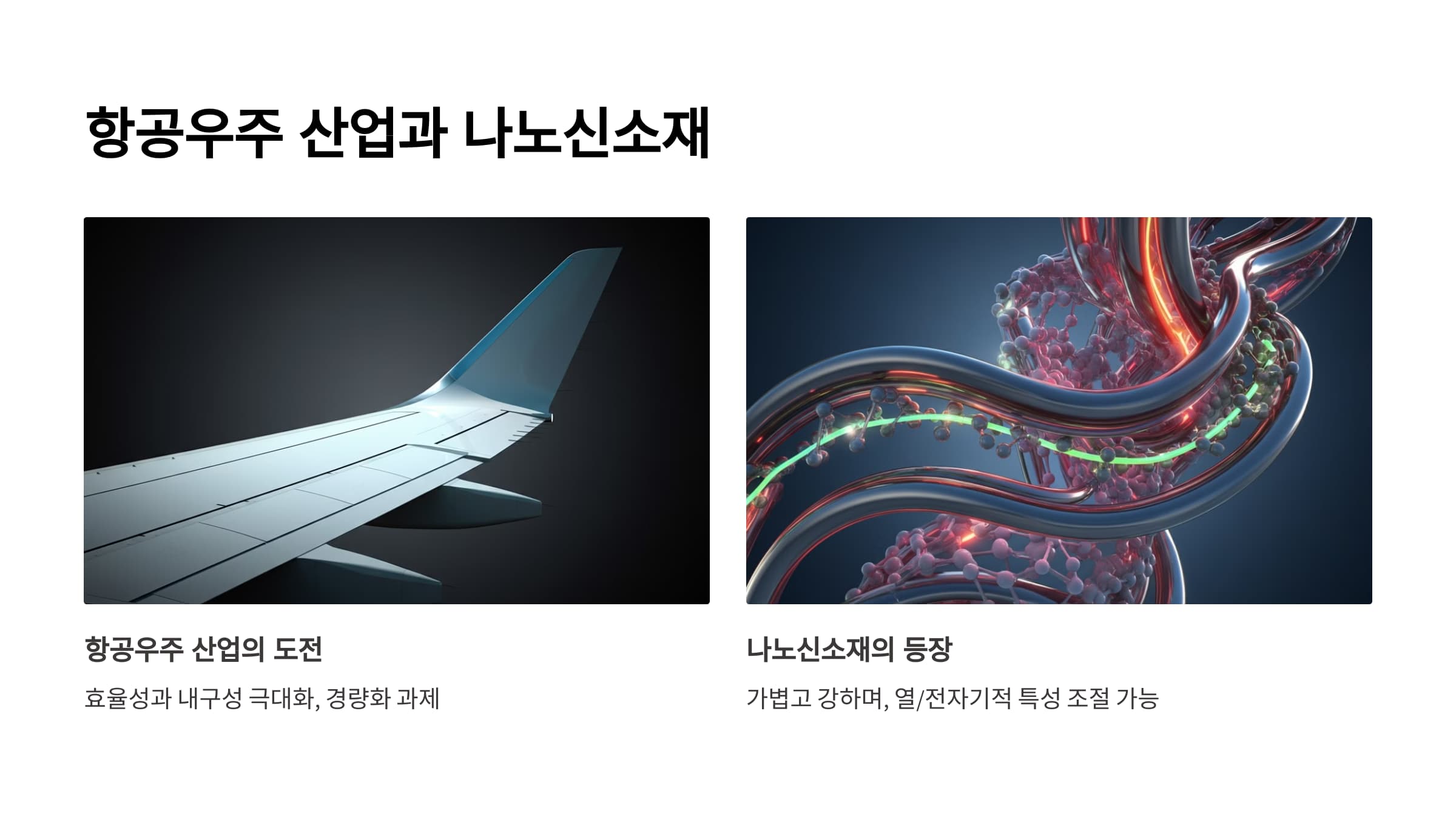 항공우주 산업과 나노신소재