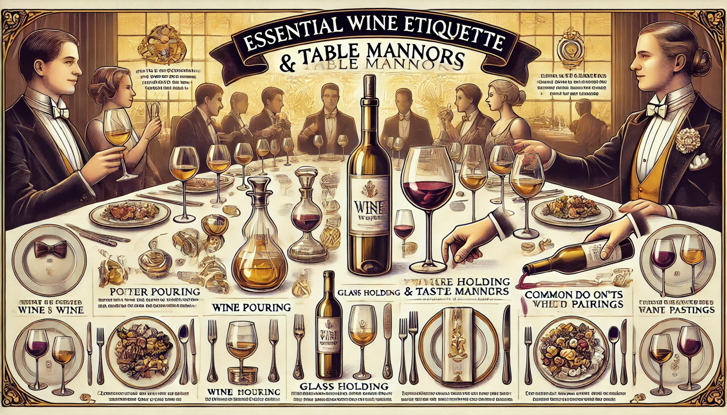 와인 마실 때 꼭 알아야 할 기본 예절과 테이블 매너