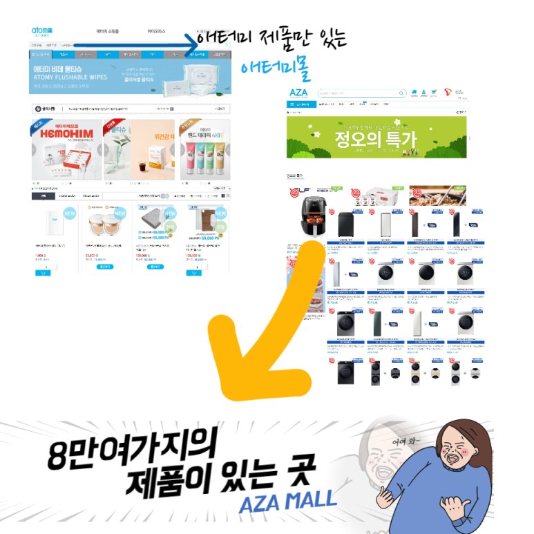 Atomy Azamall AZA 어떤 곳인가요? 살펴봅시다! 7