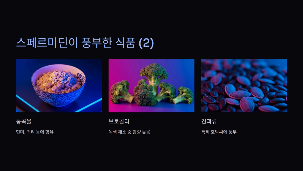 스페르미딘 효능