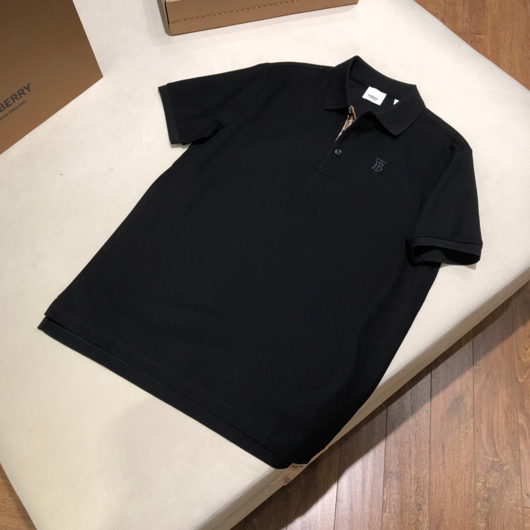  [BURBERRY] 버버리 모노그램 피케 폴로 반팔 티셔츠 8014003