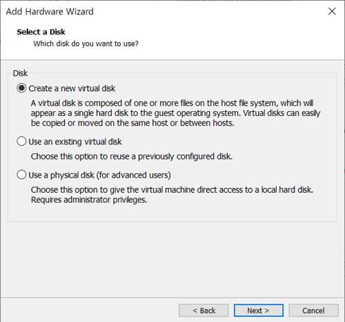 Add Hardware Wizard