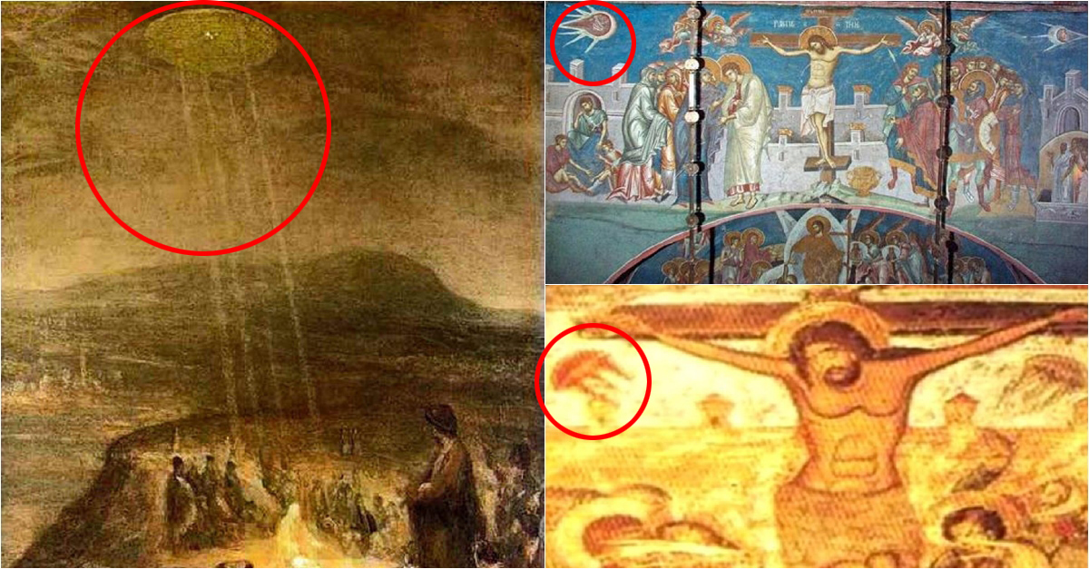  고대의 그림과 벽화에 나타난 외계인과 UFO의 존재의 흔적, 우리나라의 UFO 출몰 영상 2015년 수락산 UFO