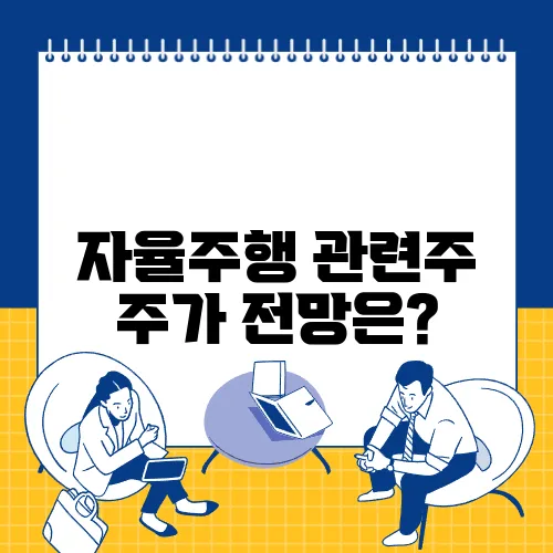 자율주행 관련주 주가 전망은?
