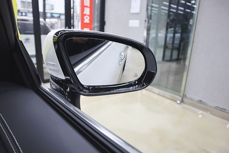 광각 미러 교체 CLS450 옵틱글래스 와이드 12