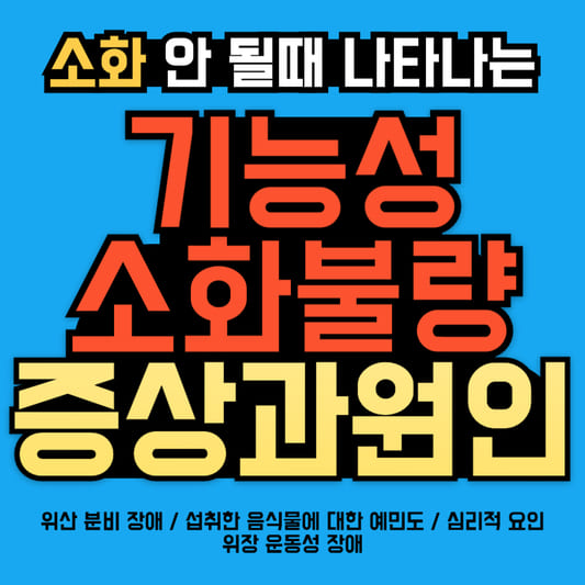 소화-안-될-때-나타나는-기능성-소화불량의-증상과-원인-및-소화-잘-되는-음식