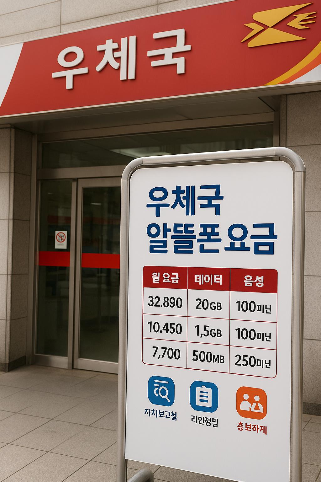 우체국알뜰폰요금제비교
