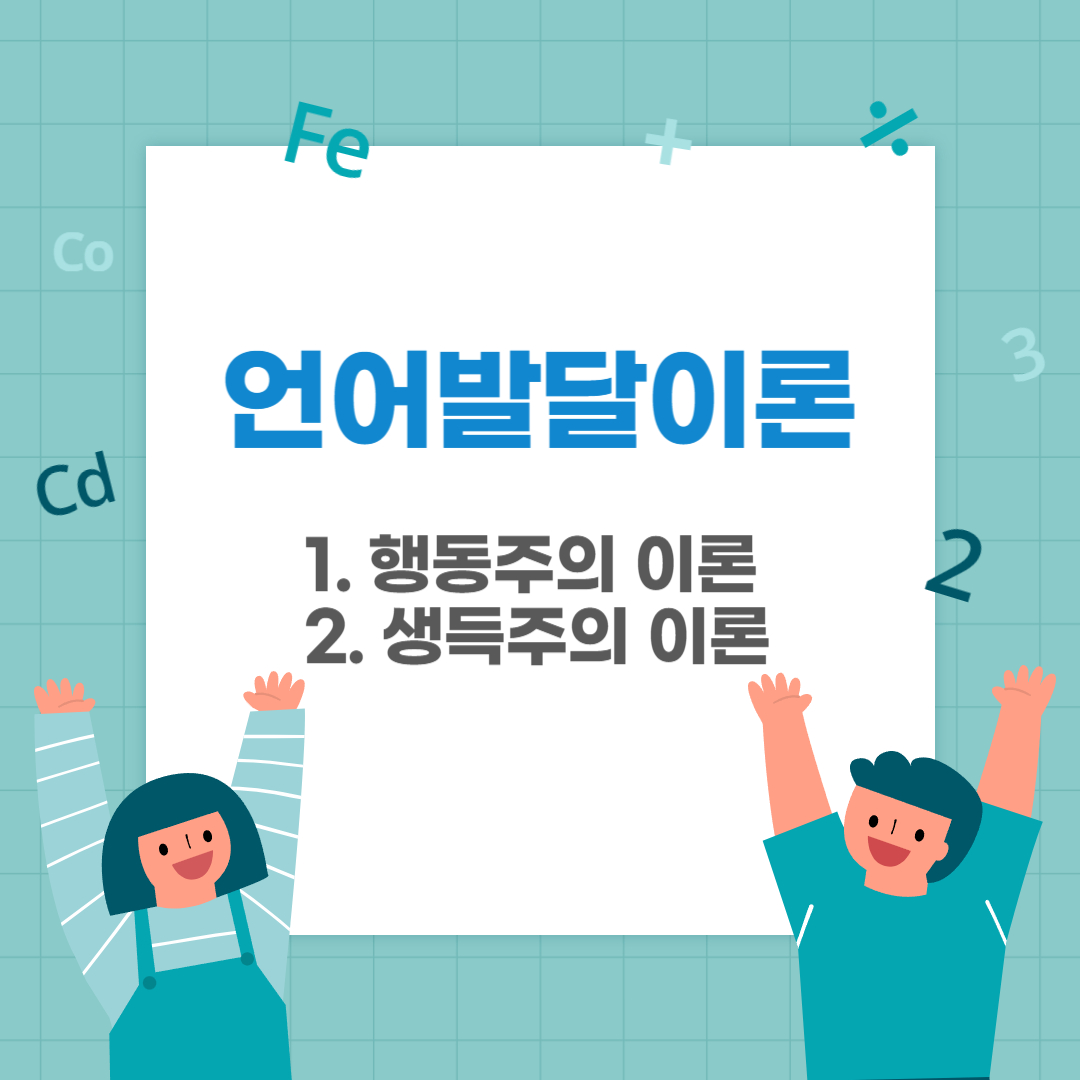  언어발달이론 행동주의 이론, 생득주의 이론