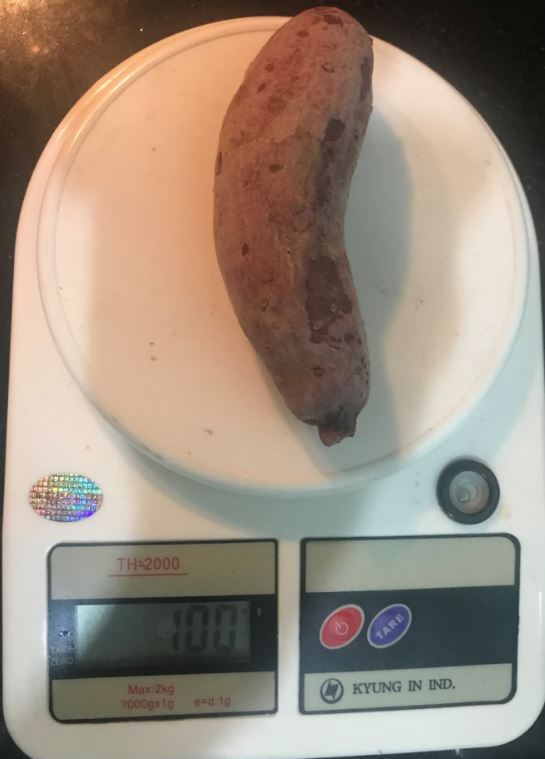 고구마 100g, 200g 크기별 사진 고구마 100G, 200G 크기별 사진