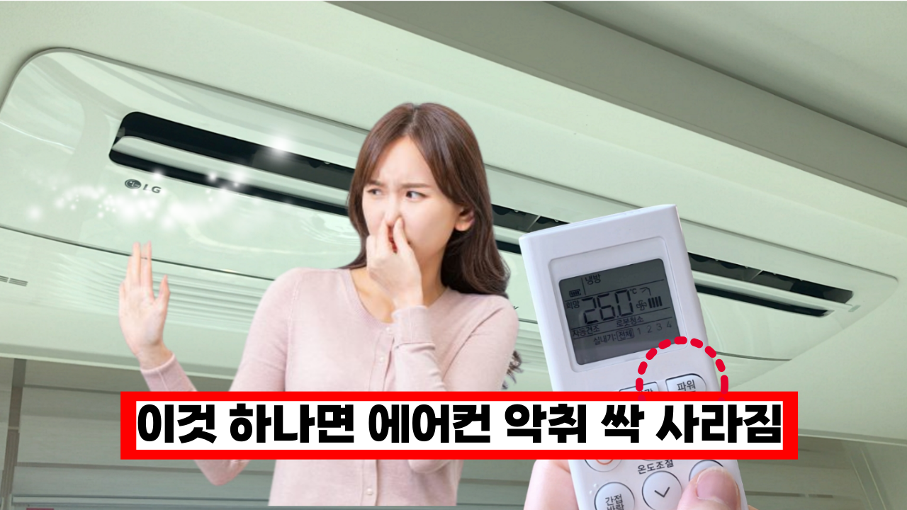  '이렇게 쉽다고? 에어컨 기사가 알려주는 에어컨 악취 완전히 없애는 방법