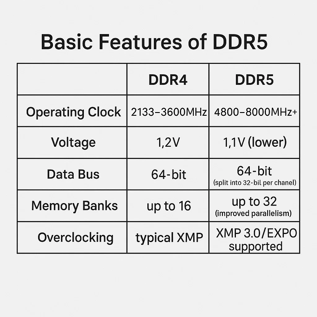 ddr5 요소들