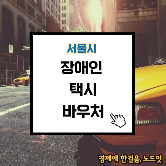 서울시 장애인 택시 바우처
