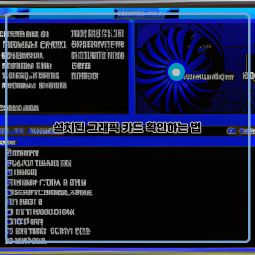 그래픽-카드-확인하기-간편한-방법-확인-방법