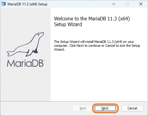 MariaDB 설치 단계 1