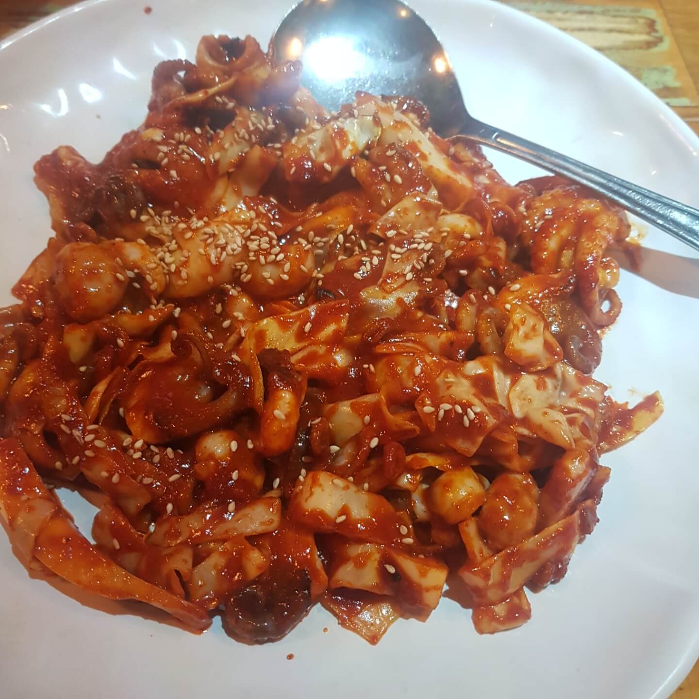 강동구 천호역 맛집 더식당 리뷰 가성비 쭈꾸미 피자 칼국수 맛집