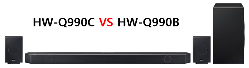  삼성 사운드바 HW-Q990C VS HW-Q990B