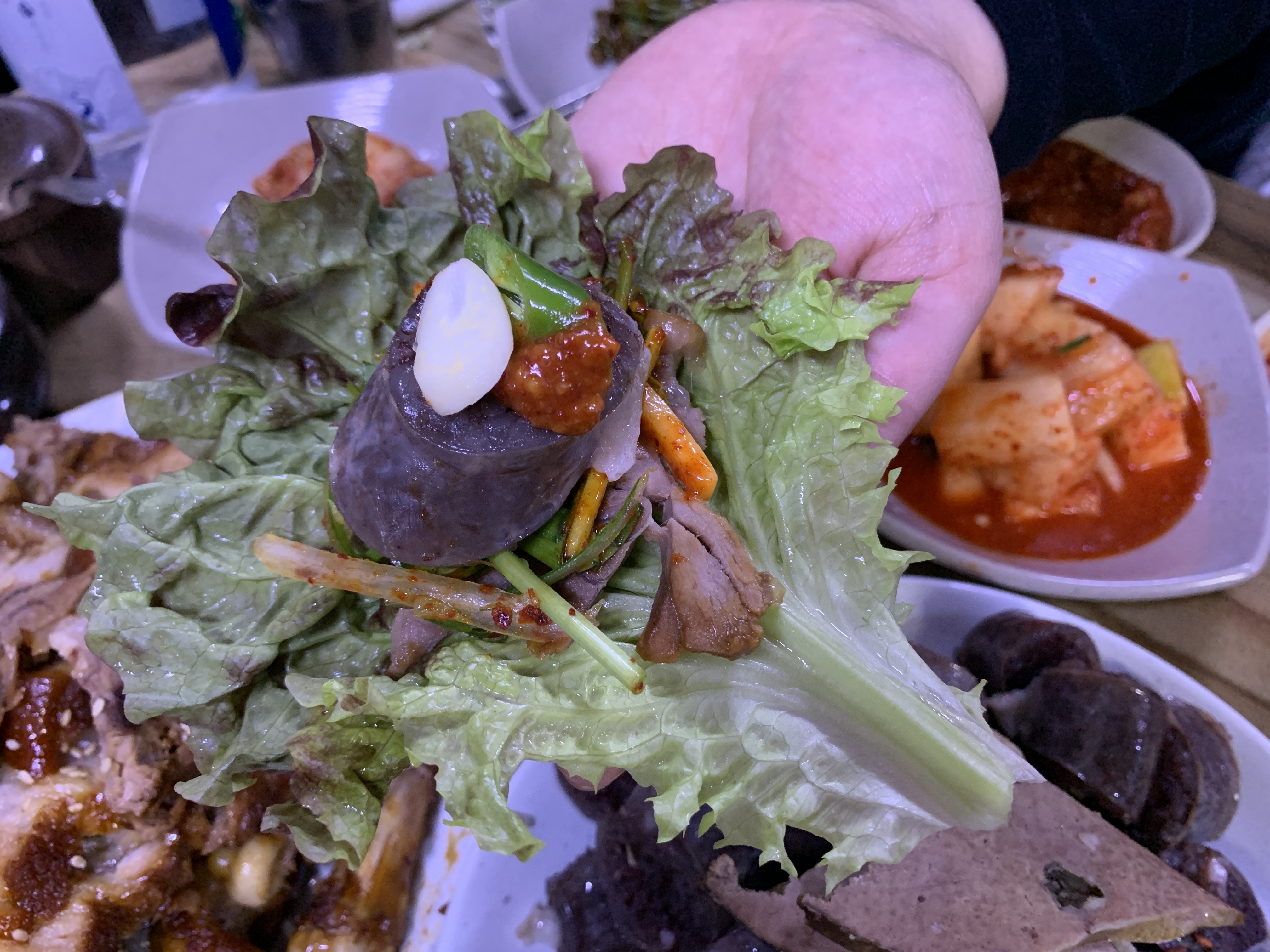 족발과 순대 한쌈