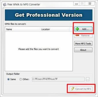 Free WMA to MP3 Converter