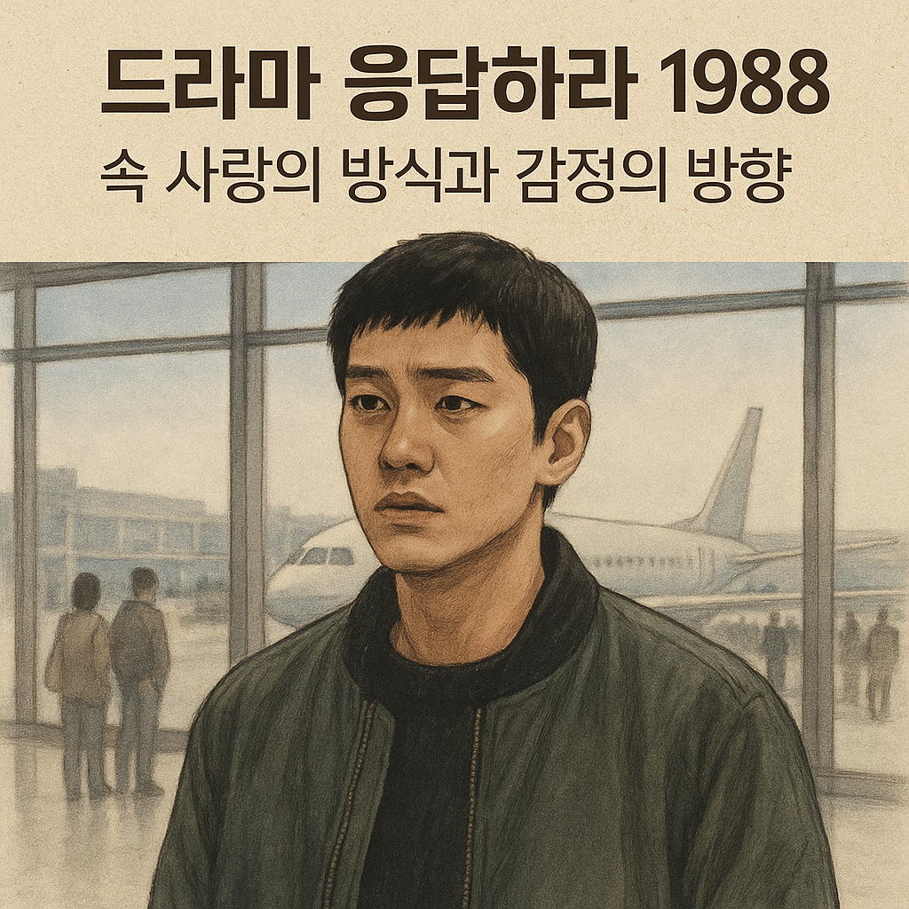 드라마 &lt;응답하라 1988&gt; 속 사랑의 방식과 감정의 방향